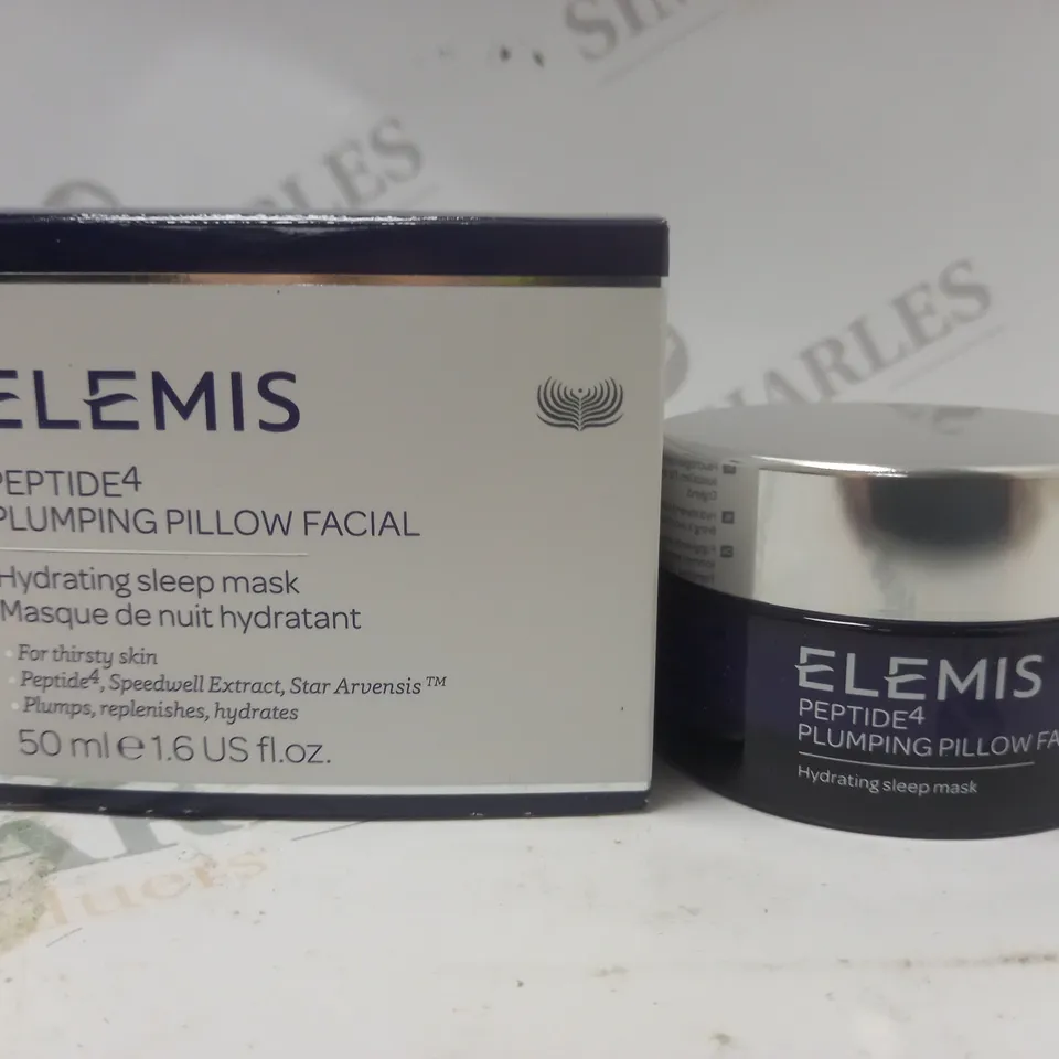 BOXED ELEMIS PLUMPING PILLOW FACIAL HYDRATING MASK (50ml)