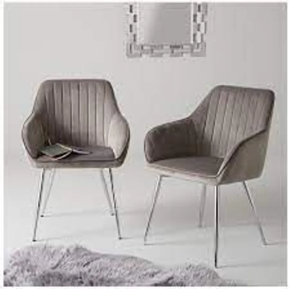 PAIR OF ALISHA STANDARD DINING CHAIRS RRP £199