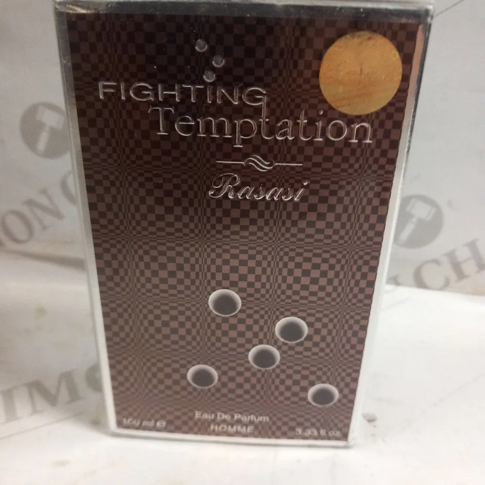 BOXED AND SEALED FIGHTING TEMPTATION RASASI EAU DE PARFUM 100ML