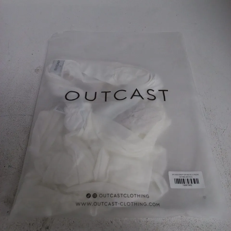 OUTCAST SYLVEE CROP TOP WHITE – S