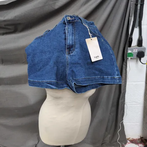 LAJOLY JEANS DENIM SHORTS  – SIZE 40
