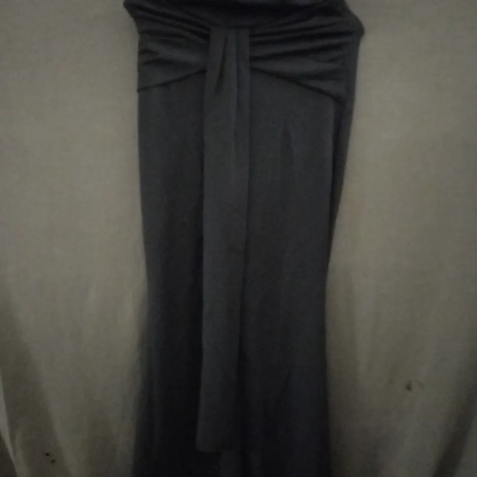 CLUB L SWEETHEART NECKLINE MAXI DRESS IN BLACK - UK 12