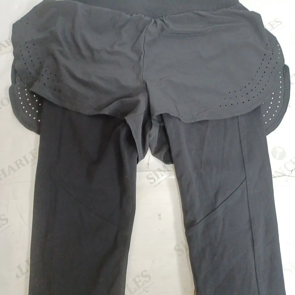 SWEATY BETTY POWER IN BLACK LEGGINGS - XS