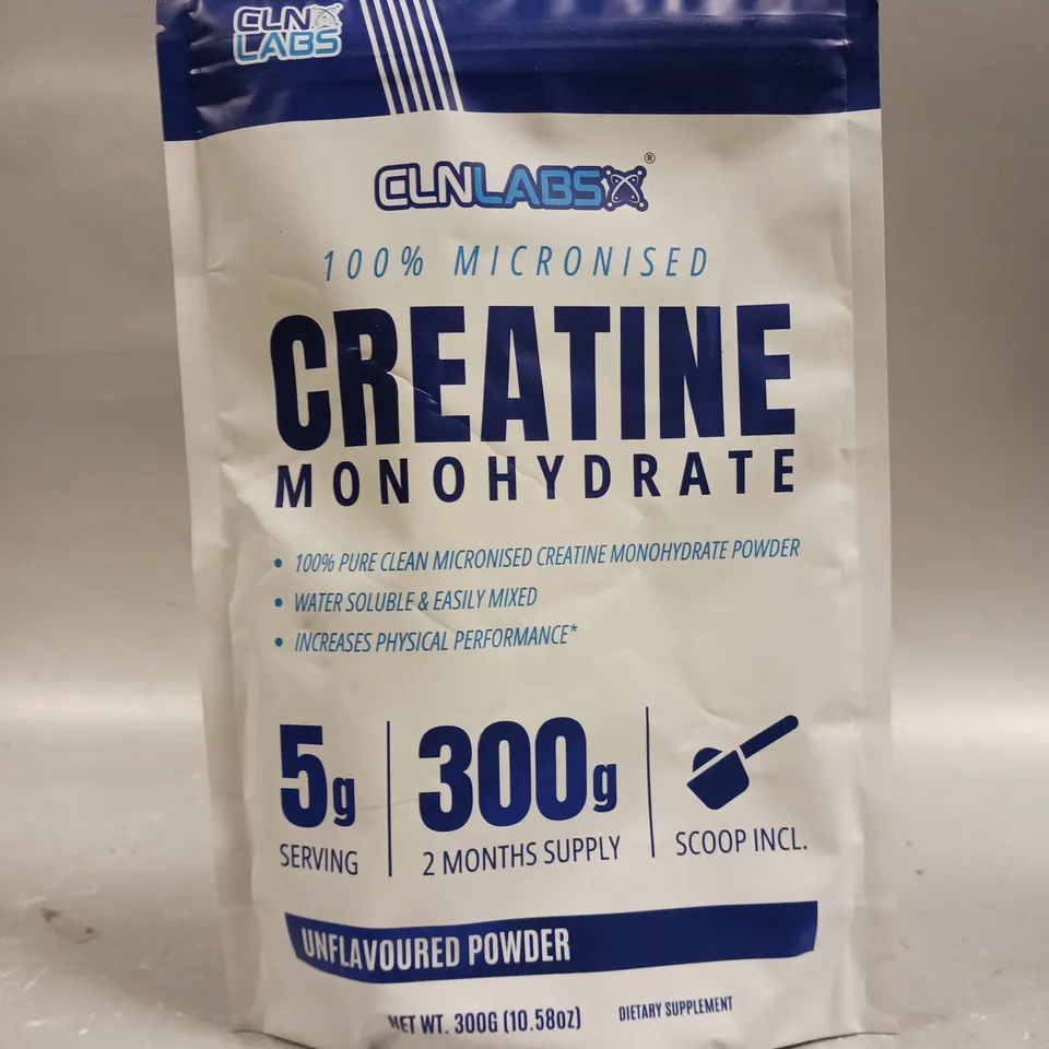 SEALED CLNLABS MICRONIZED CREATINE MONOHYDRATE POWDER - UNFLAVOURED - 300G