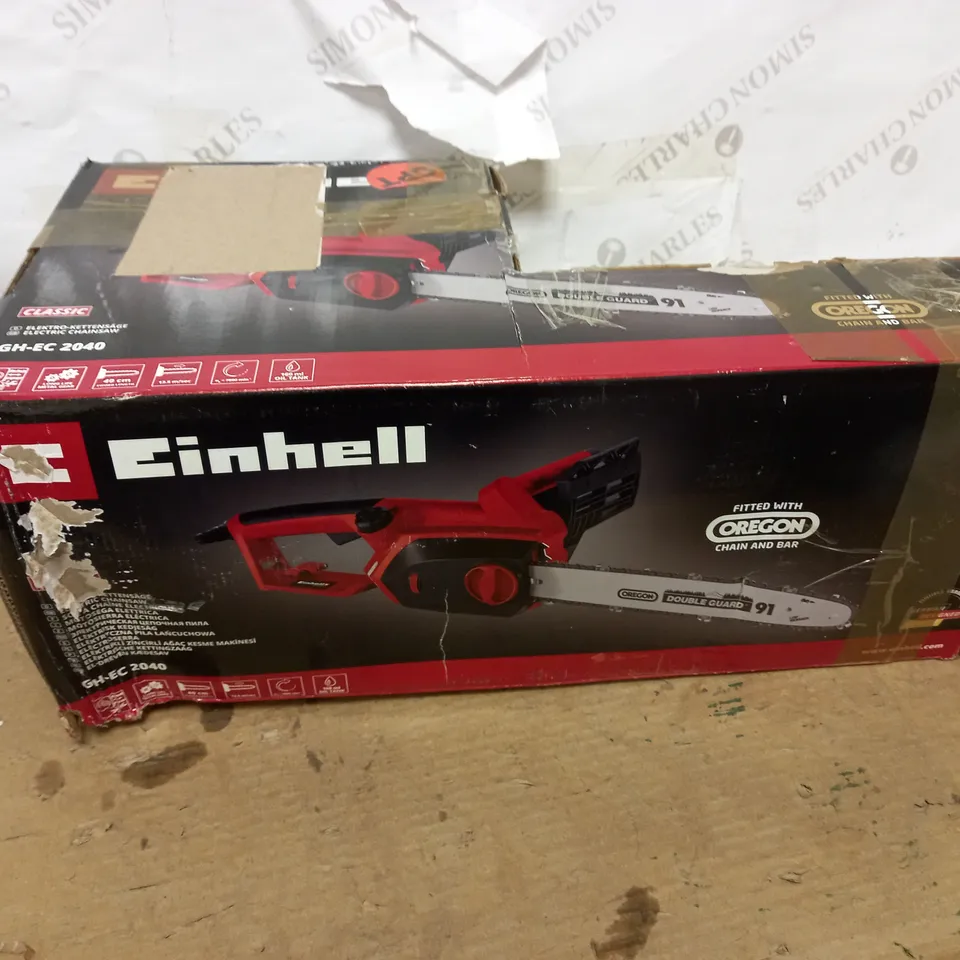 EINHELL ELECTRIC CHAINSAW GH-EC 2040