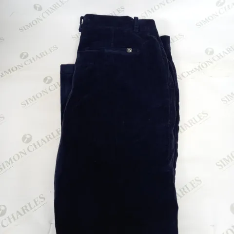 MENS SPOKE NAVY CORD TROUSERS SIZE UNSPECIFIED