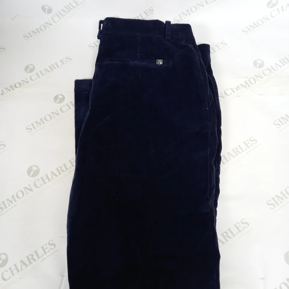 MENS SPOKE NAVY CORD TROUSERS SIZE UNSPECIFIED