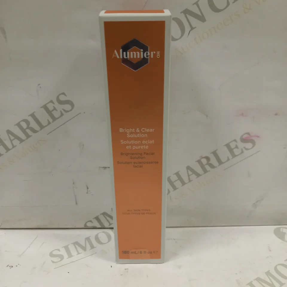 SEALED ALUMIER MD BRIGHT & CLEAR FACIAL SOLUTION - 180ML