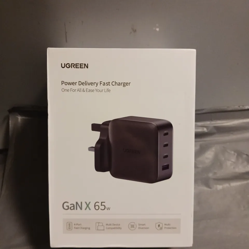 BOXED URGREEN POWER DELIVERY FASK CHARGER GAN X 65W