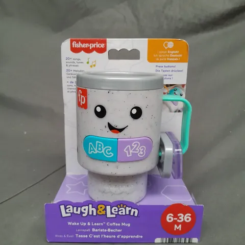 FISHER-PRICE LAUGH AND LEARN - WAKE UP AND LEARN COFFEE MUG