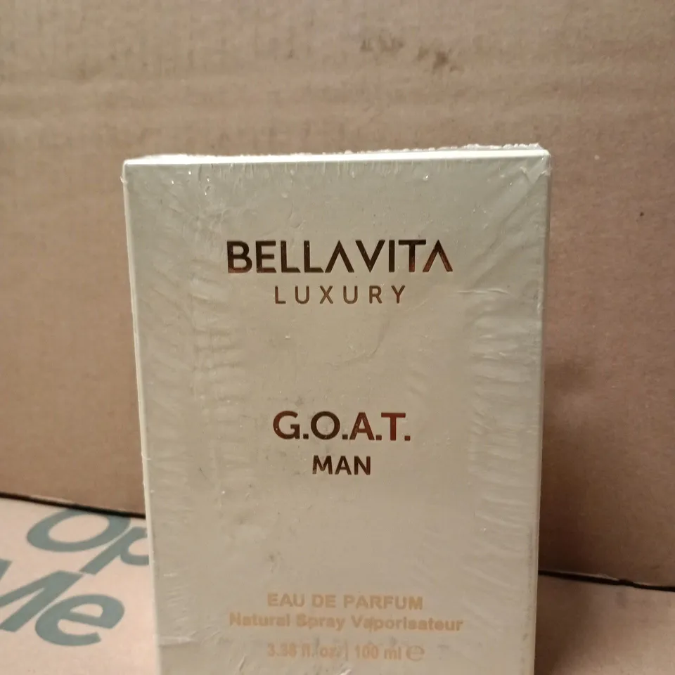 BOXED AND SEALED BELLAVITA LUXURY G.O.A.T. MAN EAU DE PARFUM 100ML
