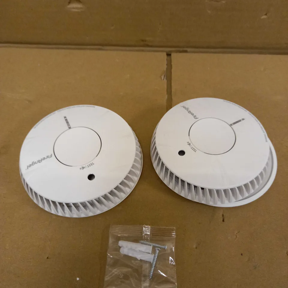 FIRE ANGEL TWIN SMOKE ALARMS 