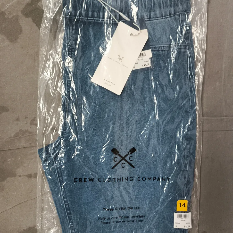 CREW CLOTHING COMPANY JEGGINGS IN BLUE SIZE 14