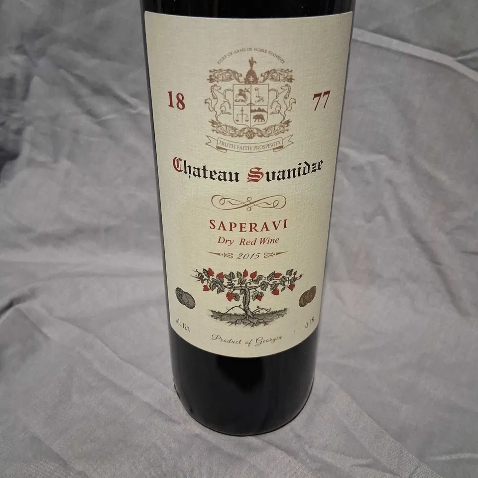 CHATEAU SVANIDZE SAPERAVI DRY RED WINE, 2015, GEORGIA