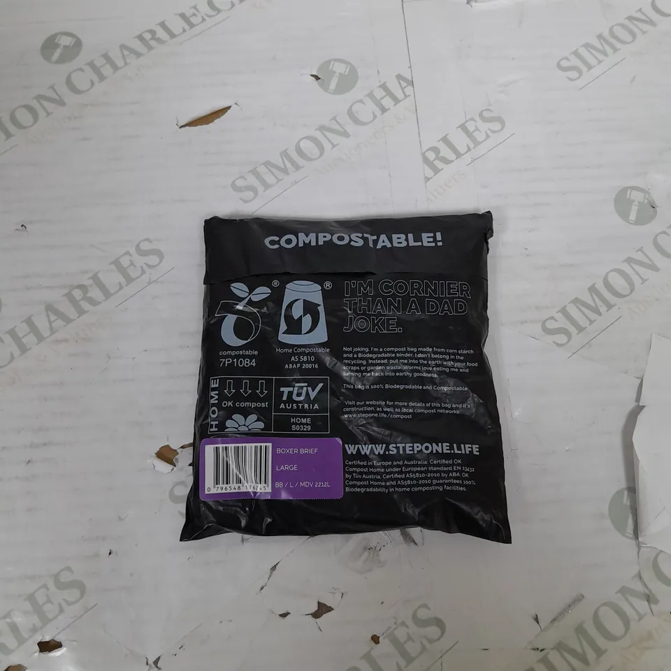 SEALED STEP ONE BOXER BRIEF IN LARGE