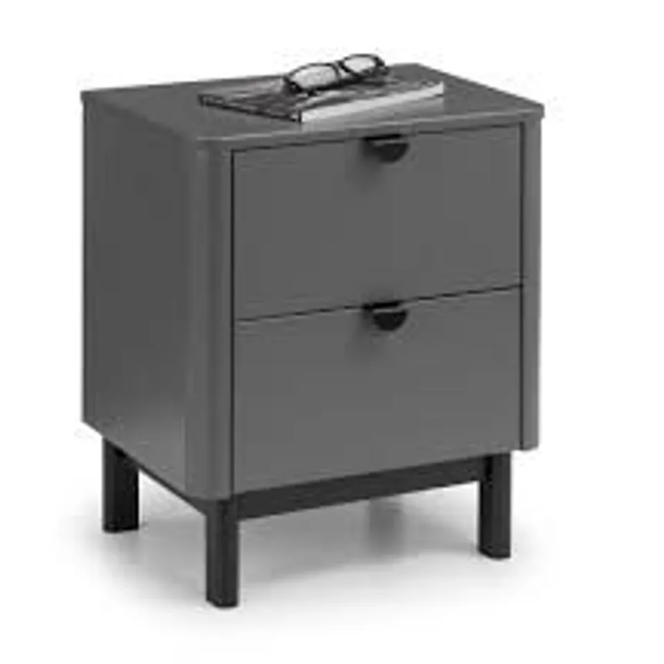BOXED JULIAN BOWEN CHLOE BEDSIDE - STORM GREY (1 BOX)