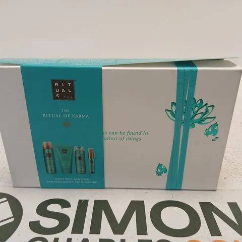 RITUALS THE RITUAL OF KARMA GIFT SET – SHOWER FOAM & BODY CREAM (GIFT BOX)