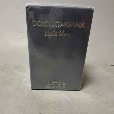 BOXED AND SEALED DOLCE & GABANNA LIGHT BLUE POUR HOMME EAU DE TOILETTE 125ML 