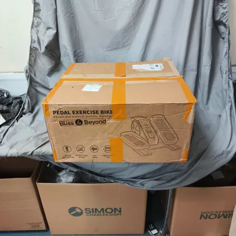 BLISS & BEYOND PEDAL EXERCISE BIKE – BOXED