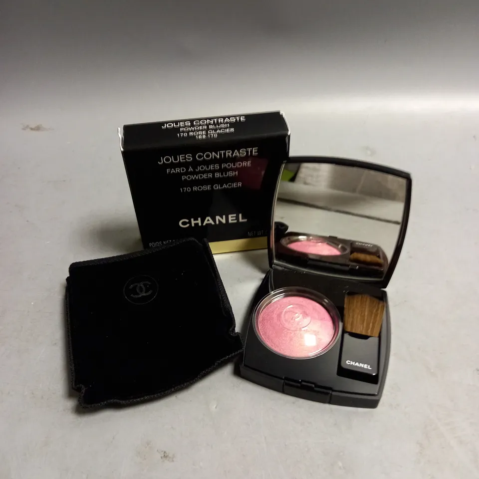 BOXED CHANEL POWDER BLUSH ROSE GLACIER