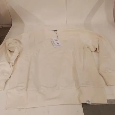 BOX TO CONTAIN BRASS MONKEY SWEATS - OFF WHITE SIZE L APPROXIMATELY 4 