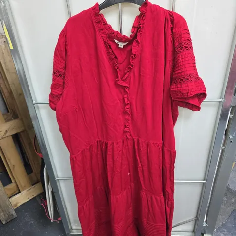 MONSOON RED DRESS XXL