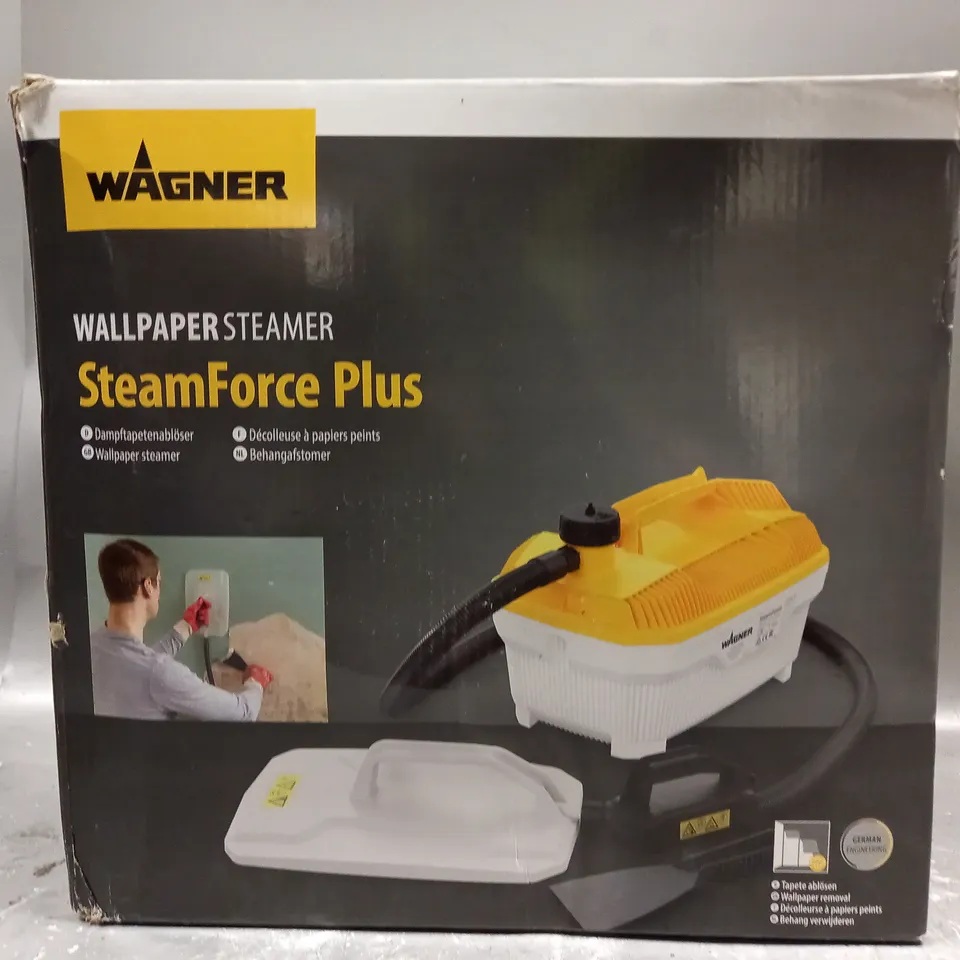 BOXED WAGNER STEAMFORCE PLUS WALLPAPER STEAMER