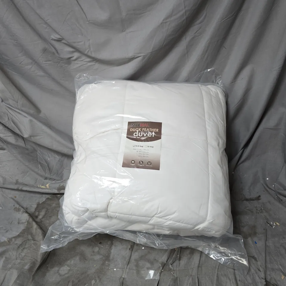 IMPERIAL DUCK FEATHER DUVET 200 X 200CM