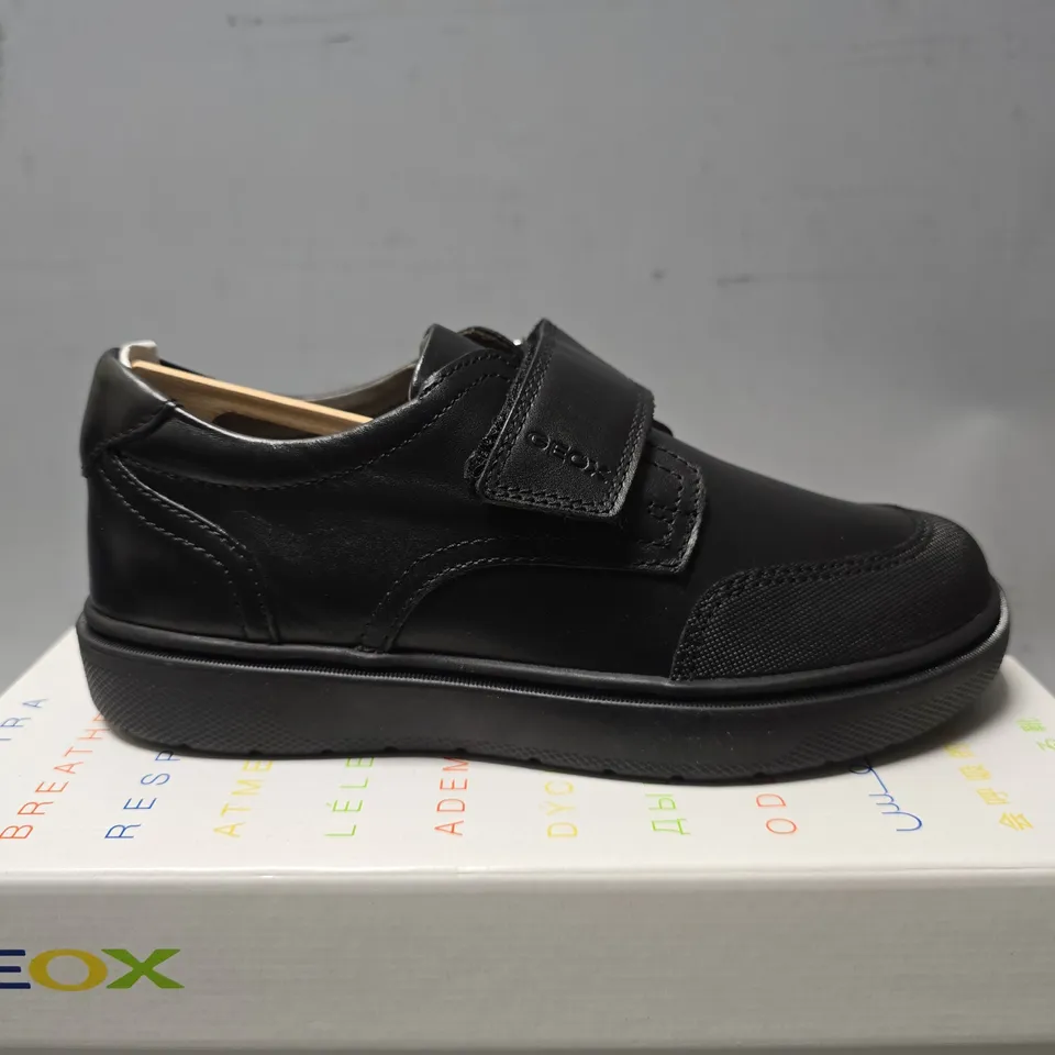 BOXED GOEX J RIDDOCK B I BLACK SMART SHOES - UK 1 