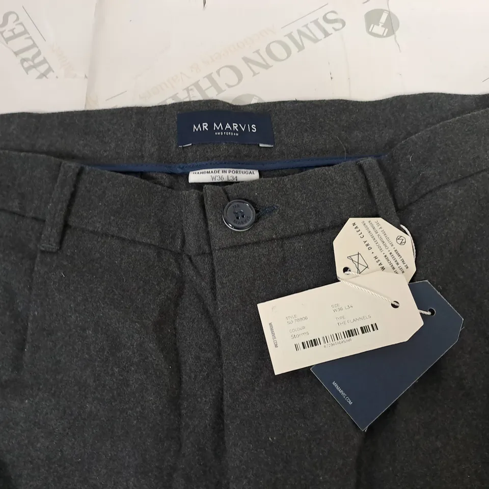 MR MARVINS THE FLANNELS TROUSERS - W36 L34