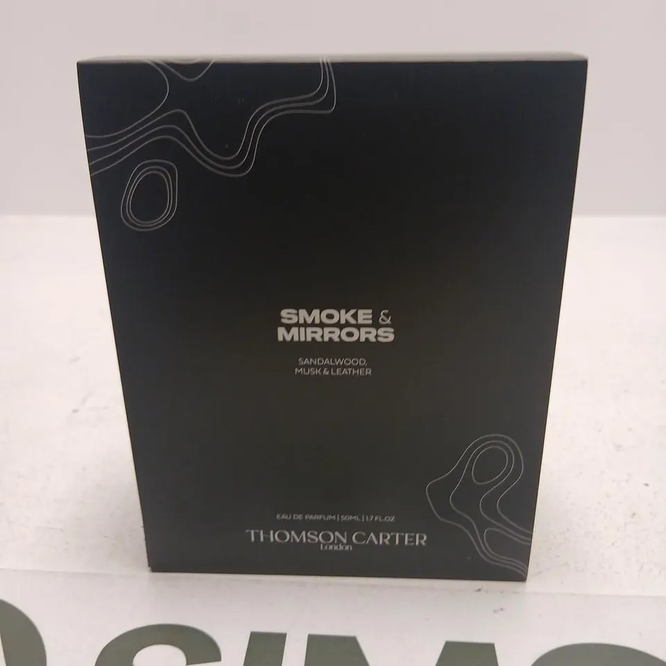 BOXED THOMSON CARTER SMOKE AND MIRRORS EAU DE PARFUM 50ML