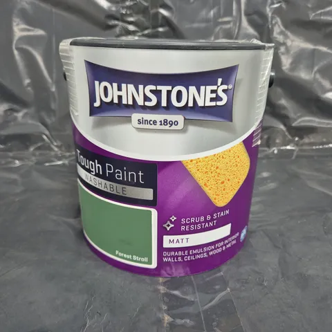 JOHNSTONE'S WASHABLE TOUGH PAINT - FOREST STROLL - MATT (2.5L)
