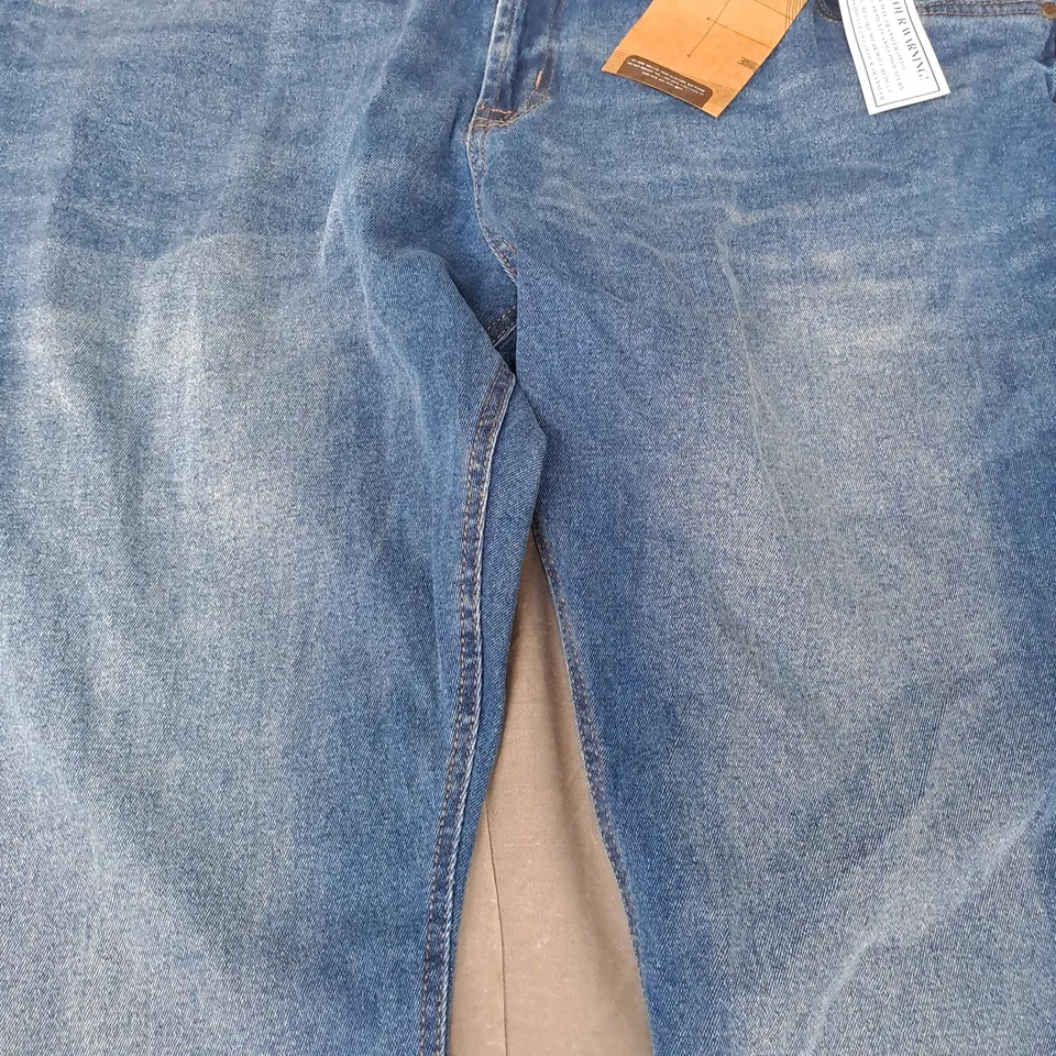 UNION BLUES STRAIGHT LEG JEANS IN BLUE SIZE W48/L33