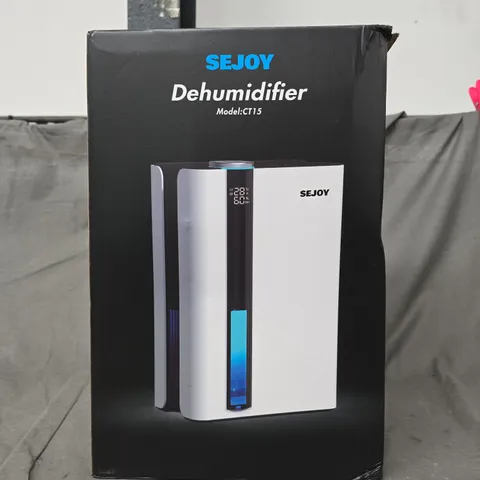 BOXED SEJOY CT15 DEHUMIDIFIER