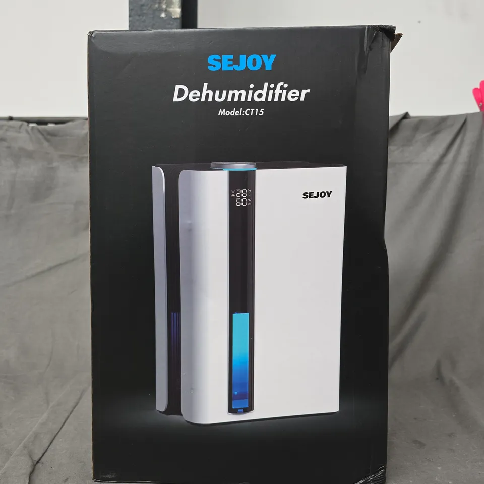 BOXED SEJOY CT15 DEHUMIDIFIER