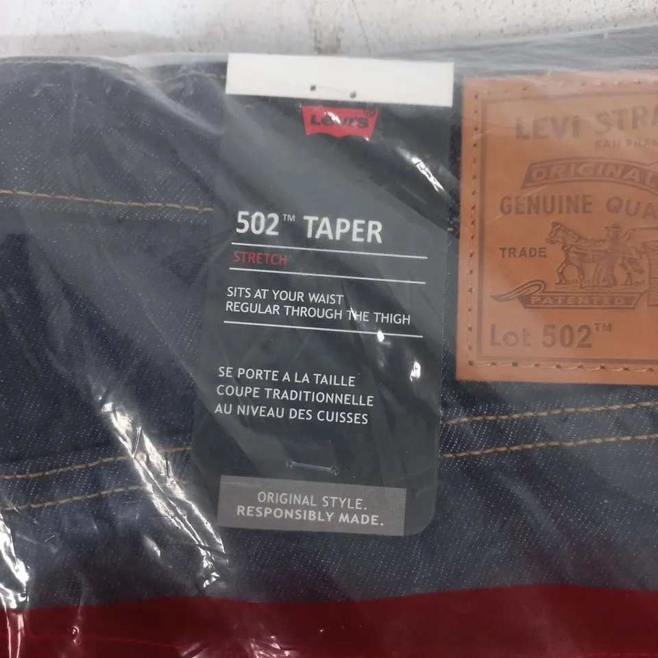 LEVI'S 502 TAPER JEANS – MEN'S DENIM, UK 36 (W36 L30)