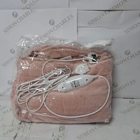 COZEE HOME VELVETSOFT HEATED THROW IN PINK