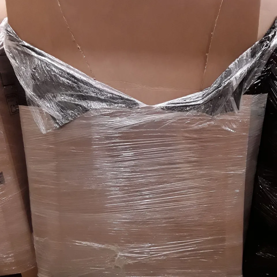 PALLET CONTAINING ASSORTED HOUSEHOLD PRODUCTS INCLUDING 39" DESK, PULL UP BAR, AIR COOLER & BUG SALT GUN