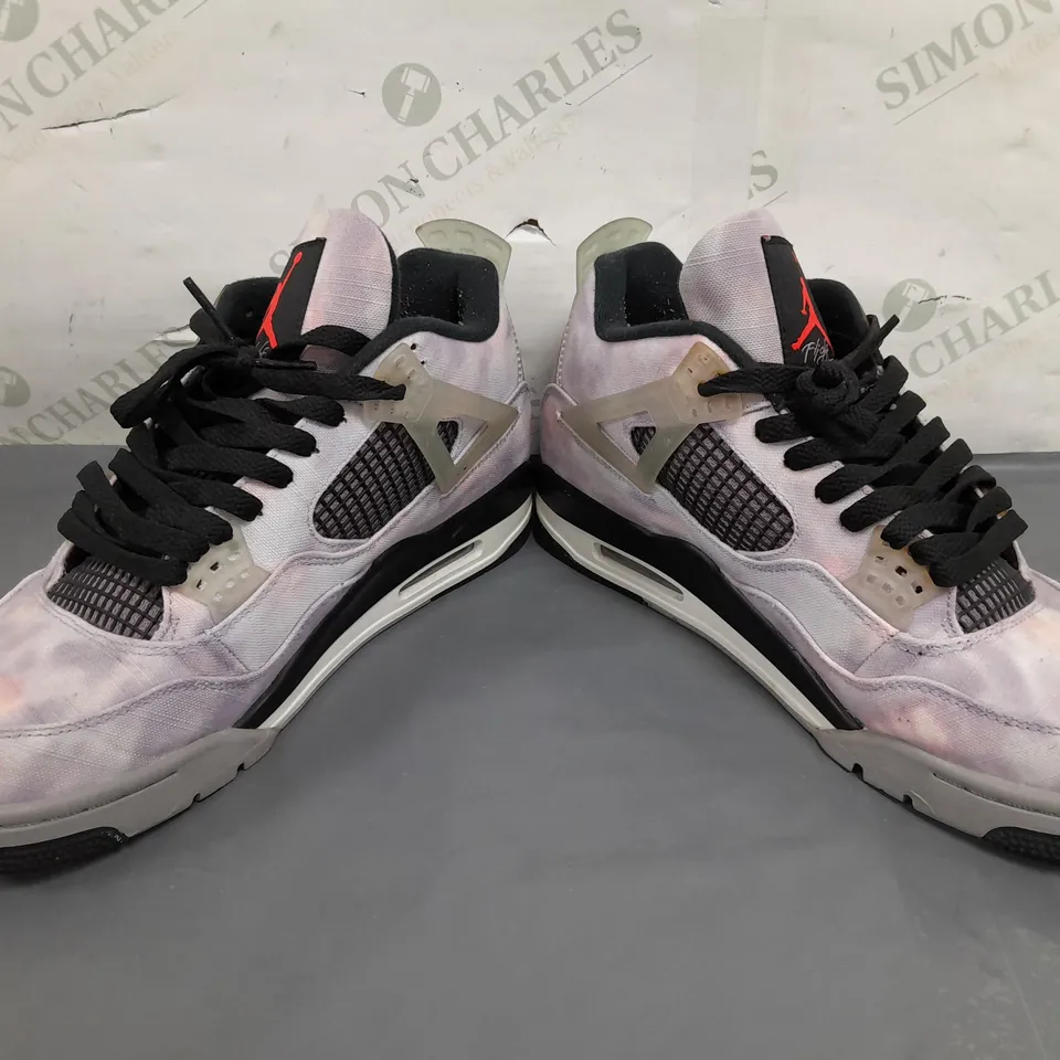 PAIR OF NIKE AIR JORDAN SHOES IN TIE-DYE UK SIZE 9