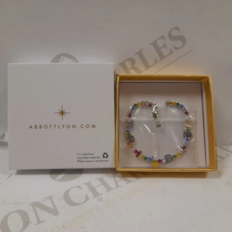 ABBOTT LYON GEMMA OWEN RAINBOW BRACE LET