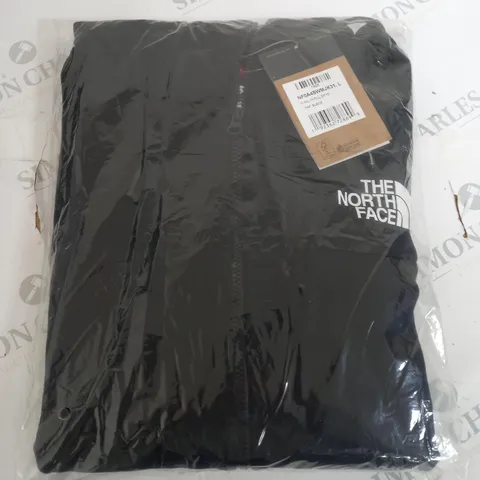 BLACK THE NORTH FACE HOODIED JACKET SIZE L 
