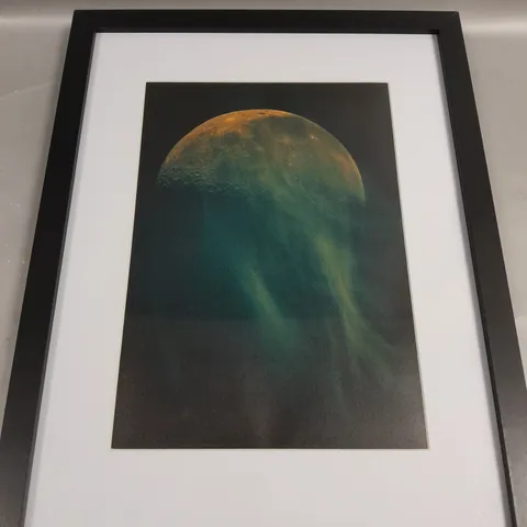 FRAMED ABSTRACT MOON PRINT
