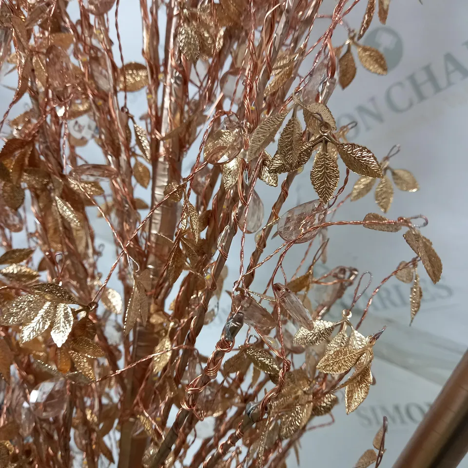ALISON CORK PRE LIT JEWELED TREE - ROSE GOLD 