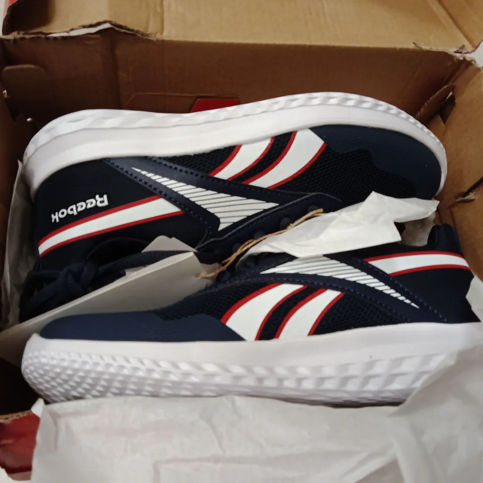 REEBOK RUSH RUNNER 5 KIDS RUNNING SHOES – UK 1, BOXED