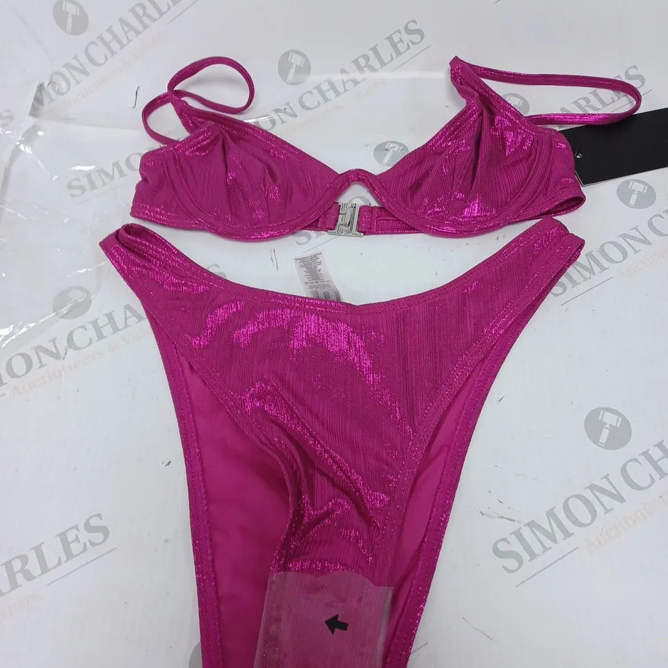 SOUTH BEACH PINK BIKINI SIZE 8