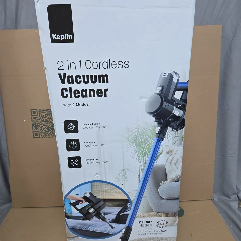 KEPLIN 2-IN-1 CORDLESS VACUUM CLEANER