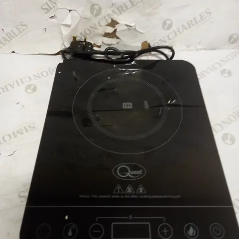 QUEST 35839 SINGLE DIGITAL INDUCTION CERAMIC PORTABLE HOB HOT PLATE
