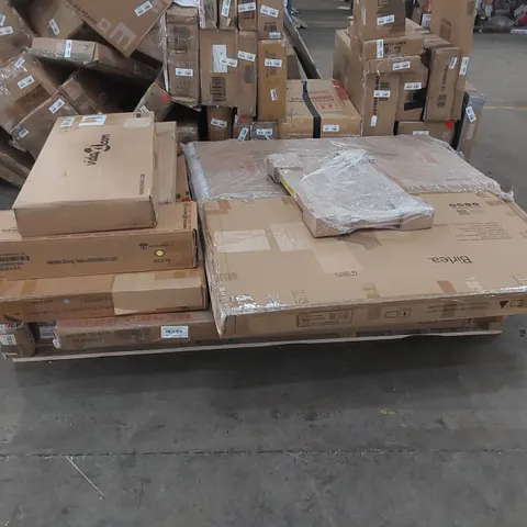 PALLET CONTAINING A LARGE ASSORTMENT OF FURNITURE PARTS