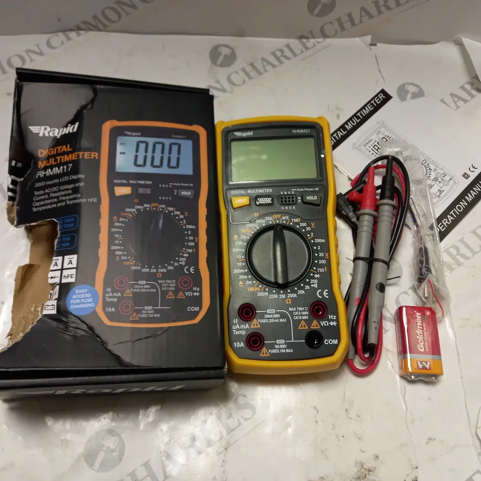 RAPID DIGITAL MULTIMETER RHMM17