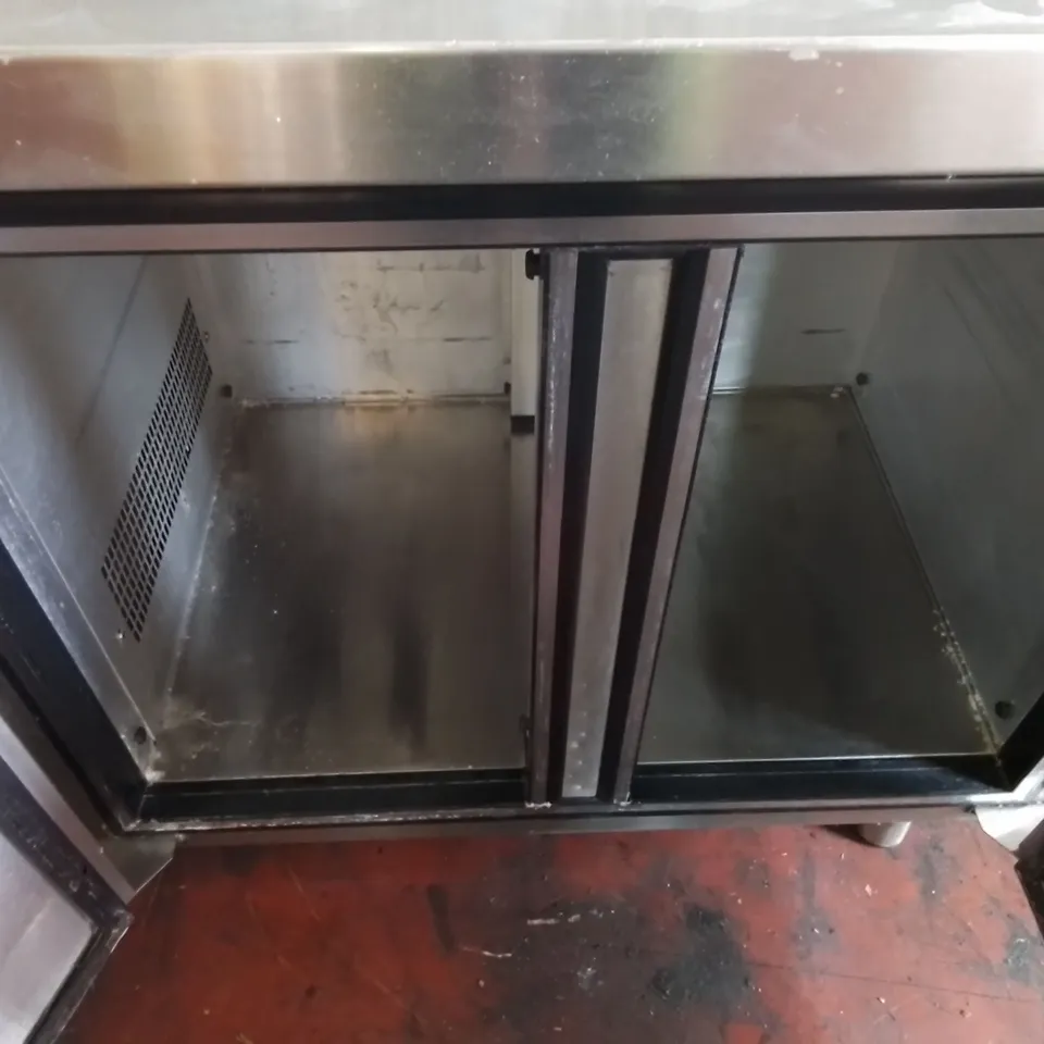 FOSTER DC1/2M COMMERCIAL STAINLESS CHILLED FOOD PREP COUNTER 